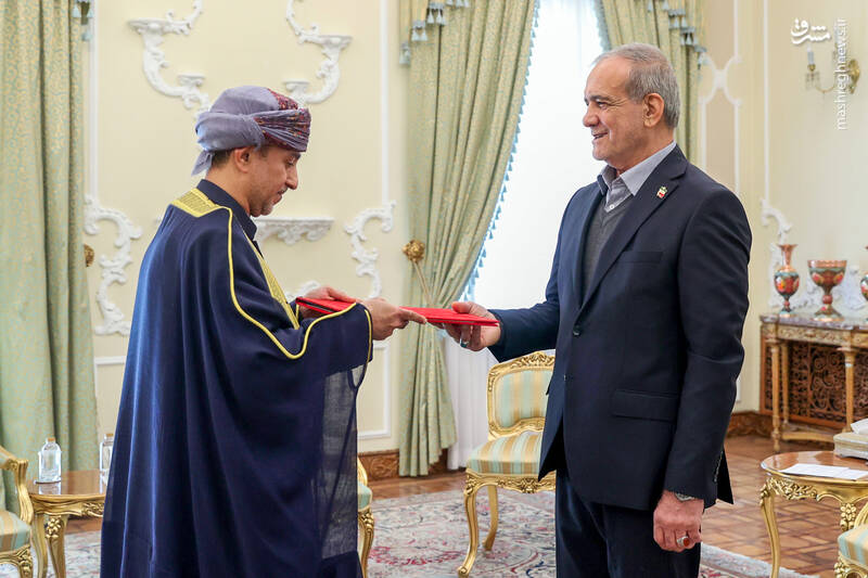 عکس / تسلیم استوارنامه سفرای کشورها به رئیس جمهور 10