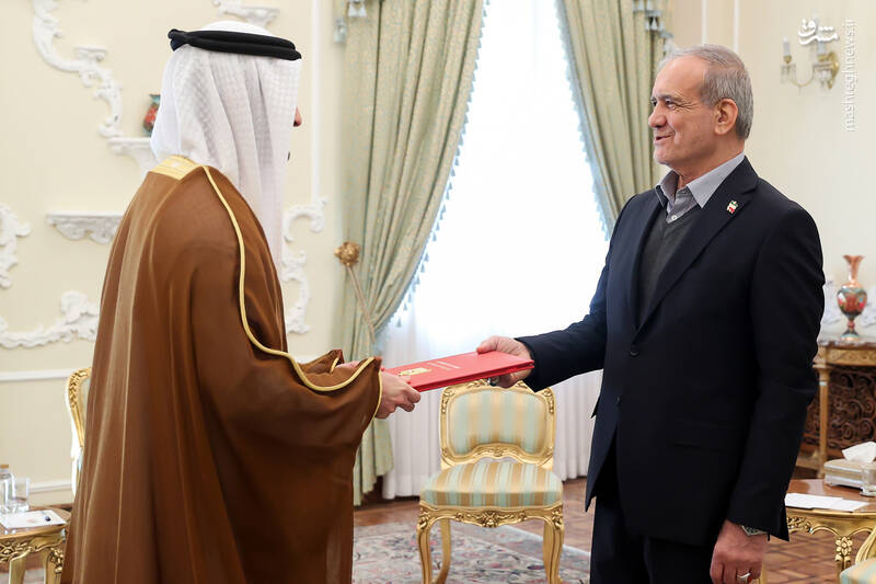 عکس / تسلیم استوارنامه سفرای کشورها به رئیس جمهور 14