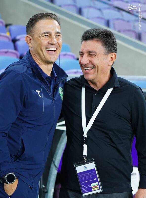 عکس/ خوش و بش قلعه نویی و کاناوارو پیش از بازی