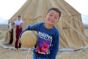 عکس/ تحصیل در چادرهای عشایری