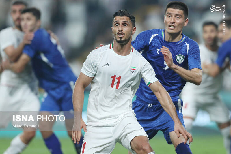 عکس / دیدار تیم‌های ملی فوتبال ایران و ازبکستان 10