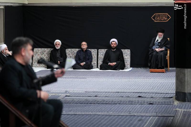 عکس / شب اول مراسم عزاداری فاطمیه در حضور رهبر انقلاب 6