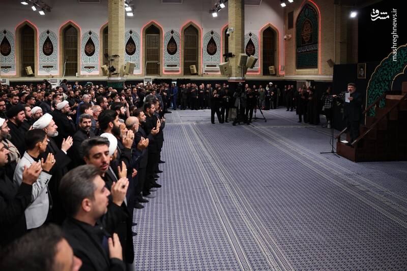 عکس / شب اول مراسم عزاداری فاطمیه در حضور رهبر انقلاب 5