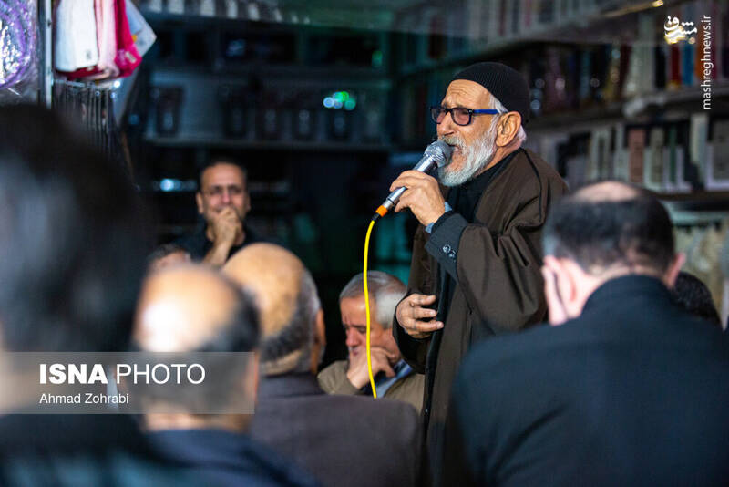 عکس / چهارپایه خوانی ایام فاطمیه در بازار قم 24