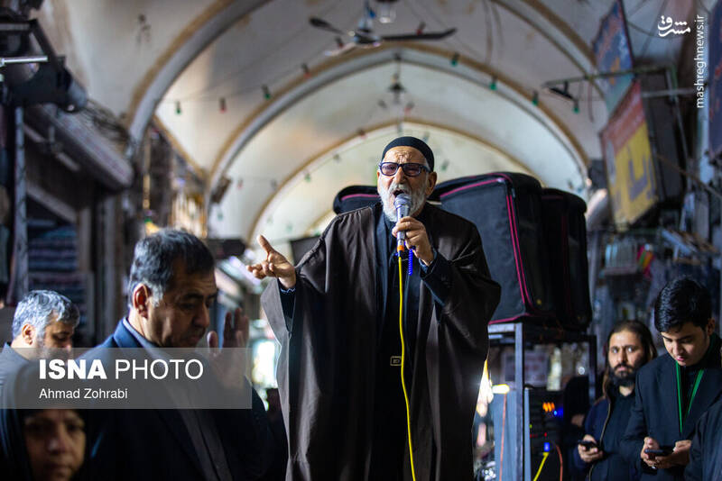 عکس / چهارپایه خوانی ایام فاطمیه در بازار قم 20