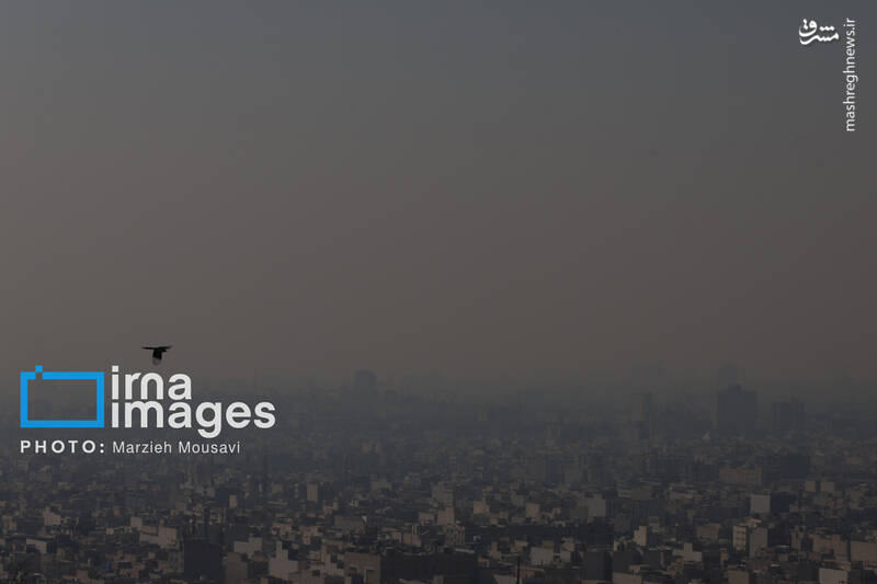 عکس / هوای نارنجی تهران 20