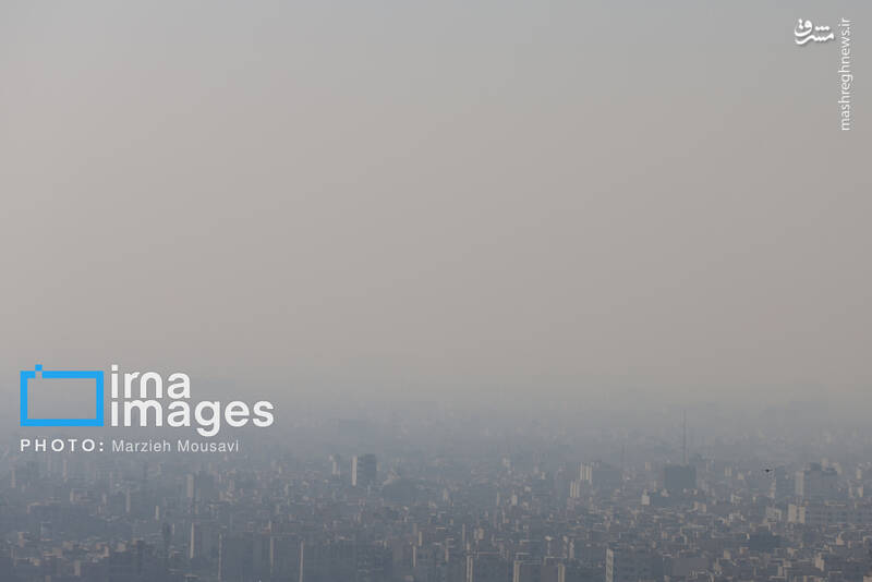 عکس / هوای نارنجی تهران 14