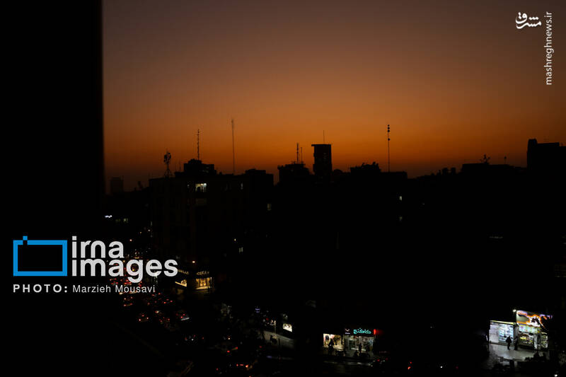 عکس / هوای نارنجی تهران 15