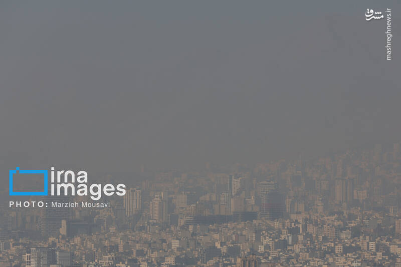 عکس / هوای نارنجی تهران 7