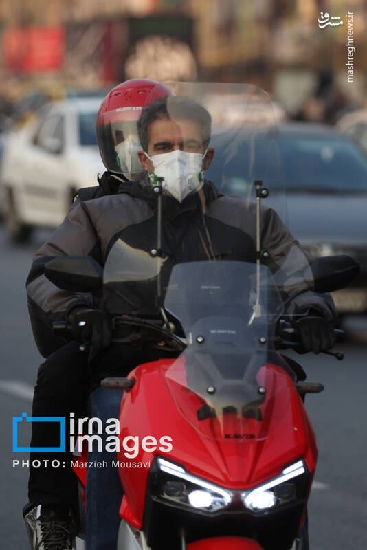 عکس / هوای نارنجی تهران 3