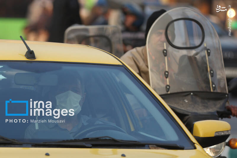 عکس / هوای نارنجی تهران 11