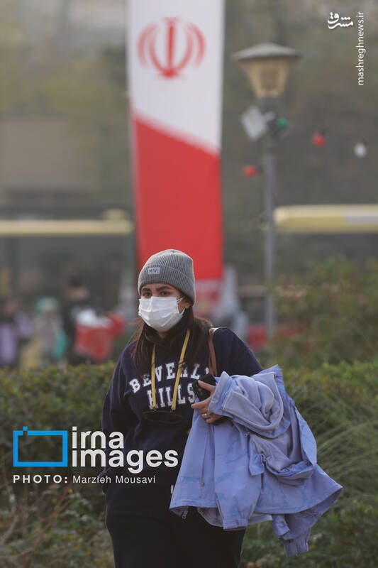 عکس / هوای نارنجی تهران 17