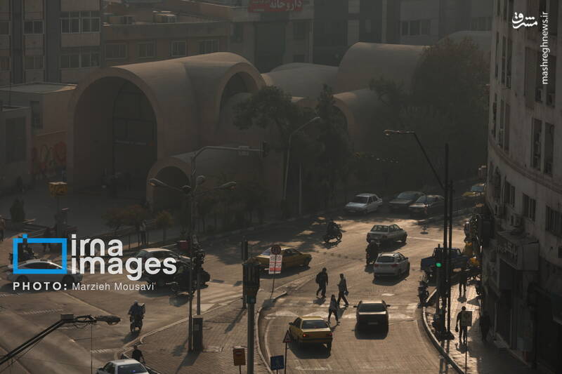 عکس / هوای نارنجی تهران 24