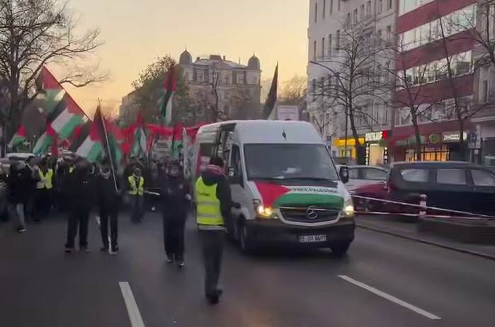  تظاهرات گسترده حمایت از غزه در برلین