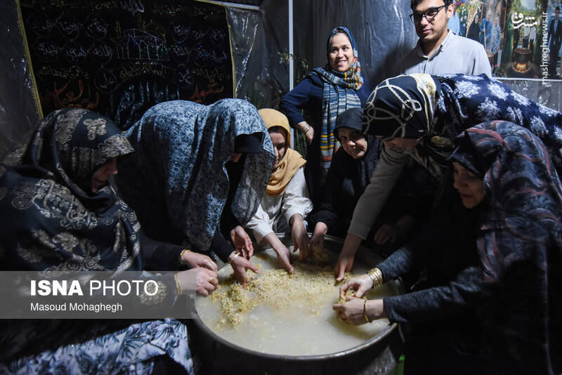 عکس / سنت خانگی نذر سمنوپزان در سمنان 7