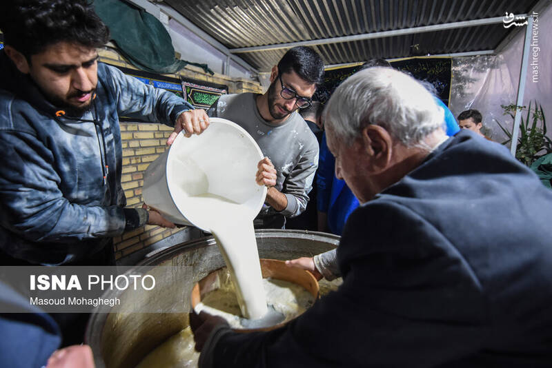 عکس / سنت خانگی نذر سمنوپزان در سمنان 19
