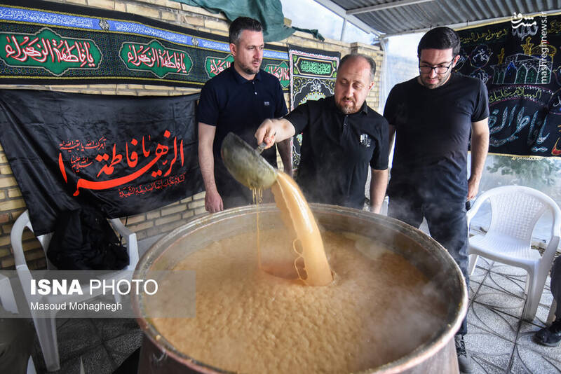عکس / سنت خانگی نذر سمنوپزان در سمنان 9
