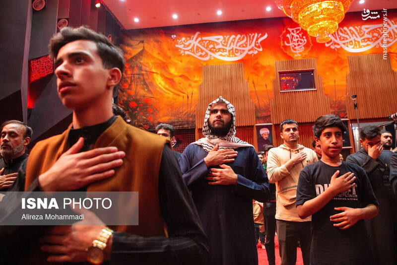 عکس / آیین عزاداری ایام فاطمیه در اهواز 33