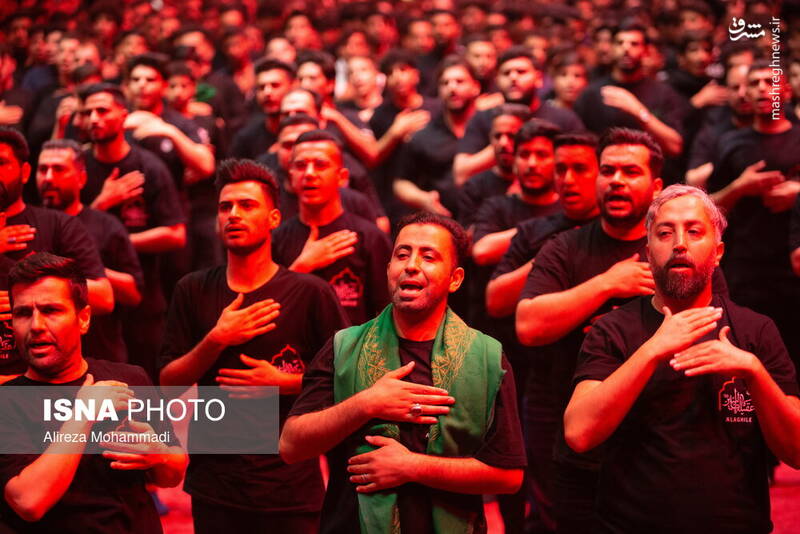 عکس / آیین عزاداری ایام فاطمیه در اهواز 11