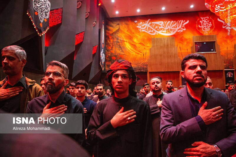 عکس / آیین عزاداری ایام فاطمیه در اهواز 9