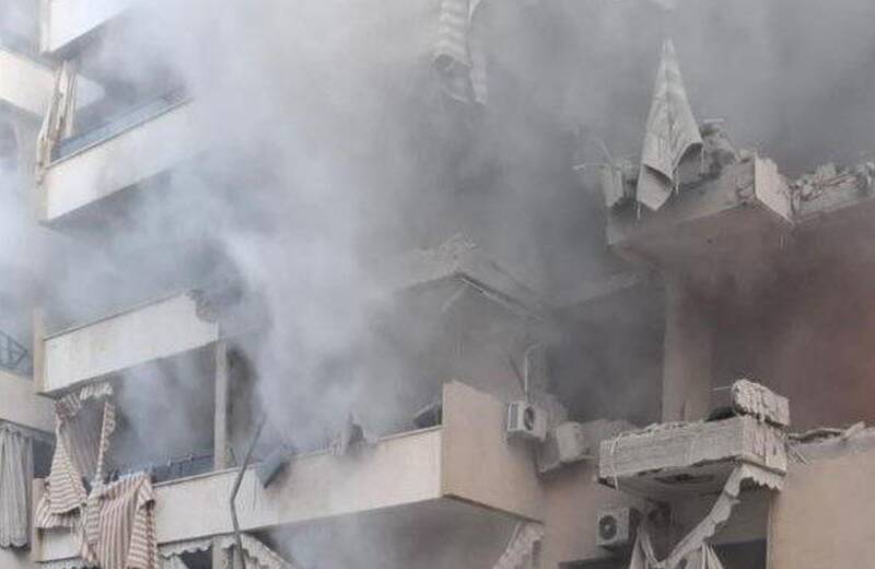 فیلم/ حمله هوایی رژیم صهیونیستی به ضاحیه جنوبی بیروت