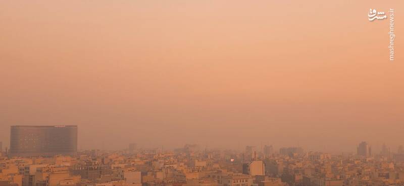 عکس / تهران نارنجی شد 2