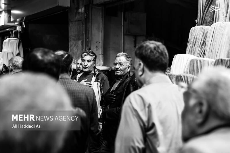 عکس / مراسم عزاداری فاطیمه در بازار تهران 32