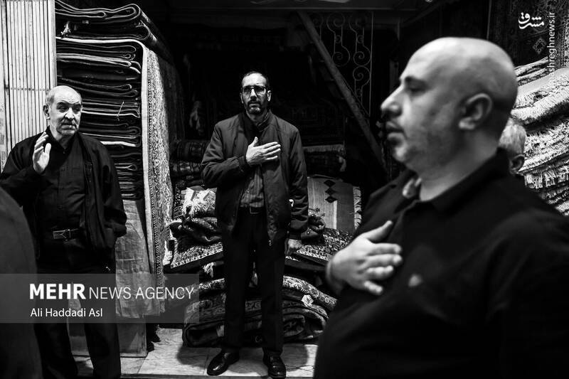 عکس / مراسم عزاداری فاطیمه در بازار تهران 27