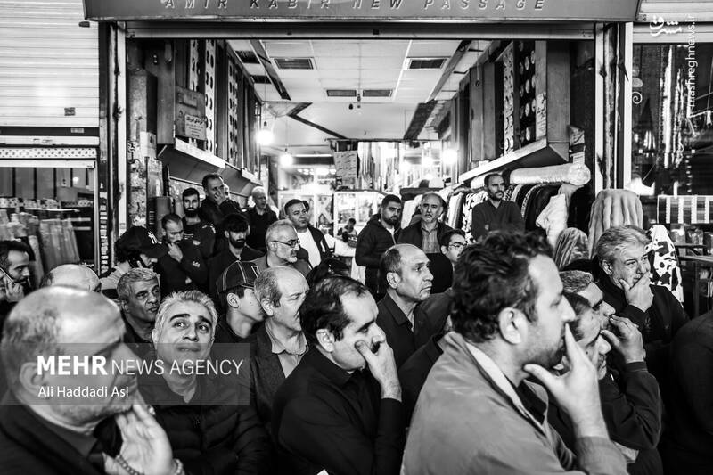 عکس / مراسم عزاداری فاطیمه در بازار تهران 26