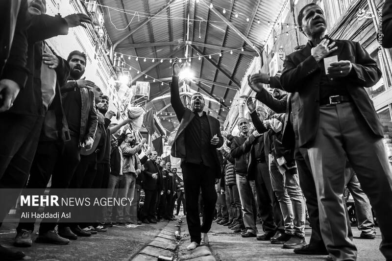 عکس / مراسم عزاداری فاطیمه در بازار تهران 22