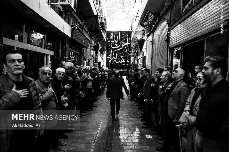 عکس / مراسم عزاداری فاطیمه در بازار تهران 20