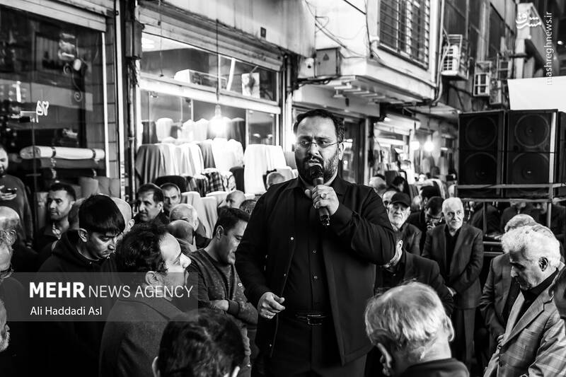عکس / مراسم عزاداری فاطیمه در بازار تهران 13