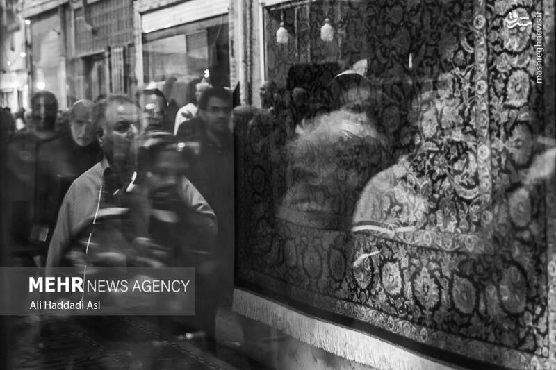 عکس / مراسم عزاداری فاطیمه در بازار تهران 8