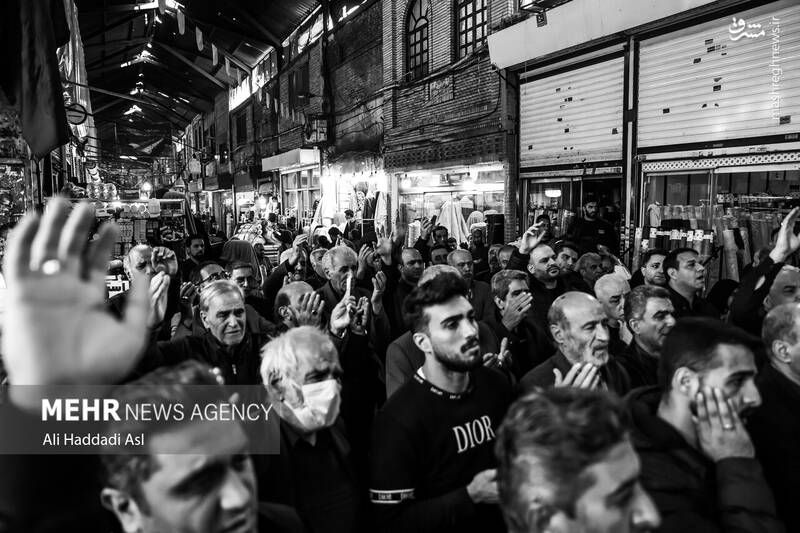 عکس / مراسم عزاداری فاطیمه در بازار تهران 6