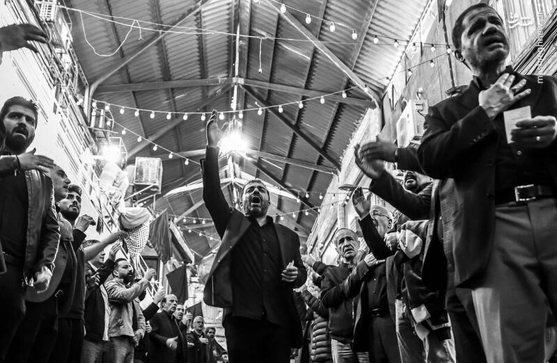 عکس/ مراسم عزاداری فاطیمه در بازار تهران