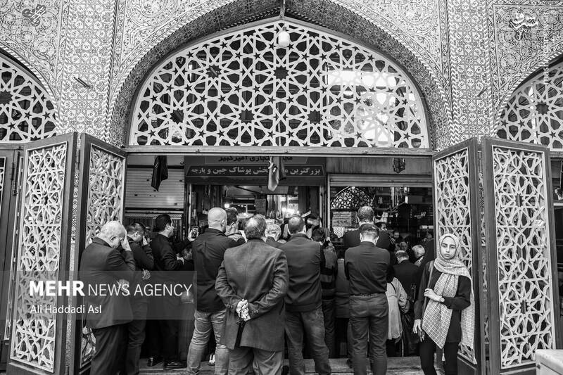 عکس / مراسم عزاداری فاطیمه در بازار تهران 5