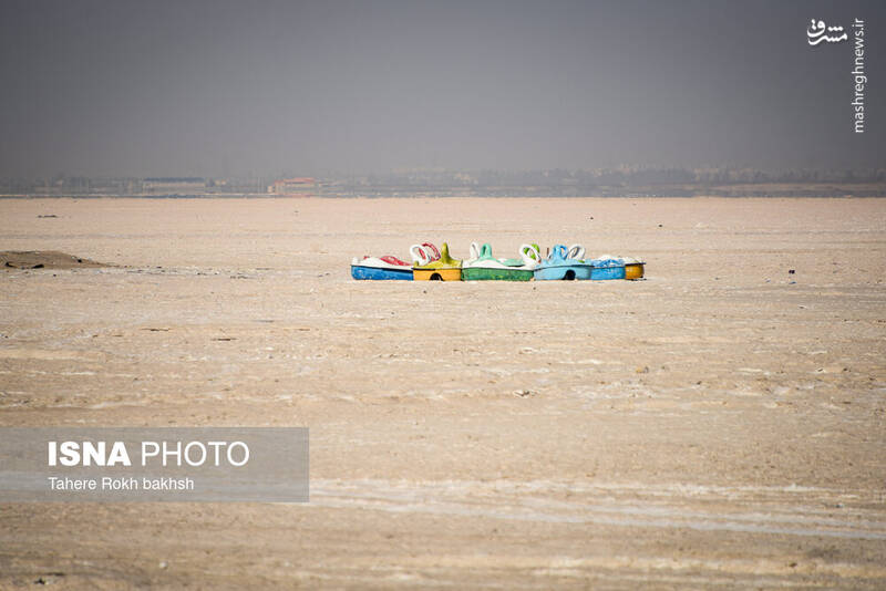 عکس / خشک شدن دریاچه مهارلو شیراز 18