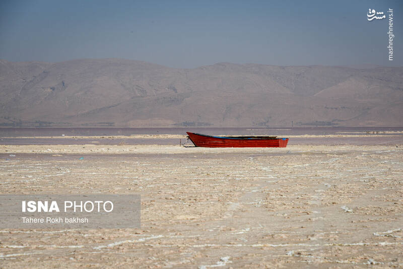 عکس / خشک شدن دریاچه مهارلو شیراز 13