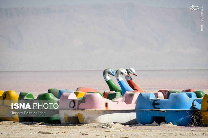عکس / خشک شدن دریاچه مهارلو شیراز 12