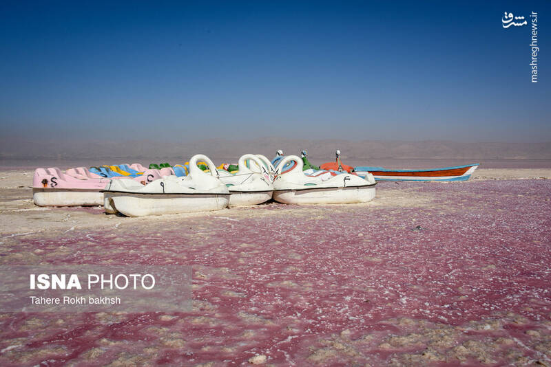 عکس / خشک شدن دریاچه مهارلو شیراز 9