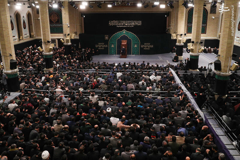 مراسم عزاداری شب شهادت حضرت فاطمةالزهرا در حسینیه امام (ره)