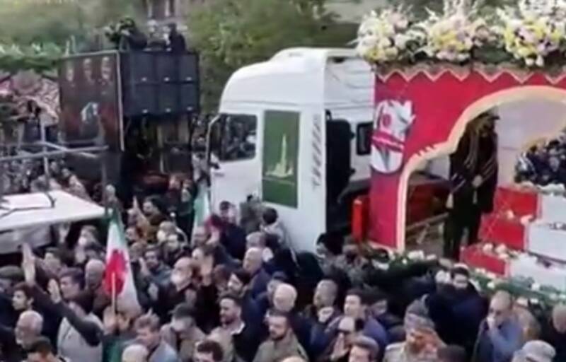 فیلم/ آغاز مراسم تشییع شهدای گمنام در تهران