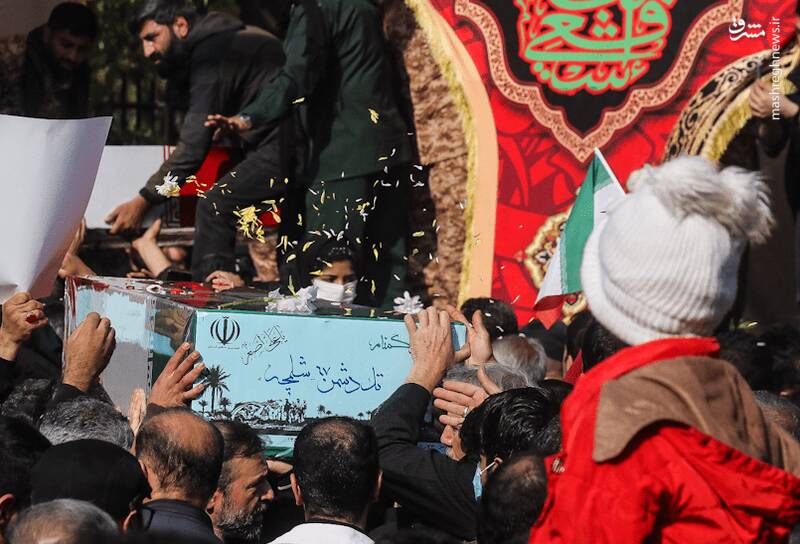 عکس/ تشییع شهدای گمنام تا بهشت