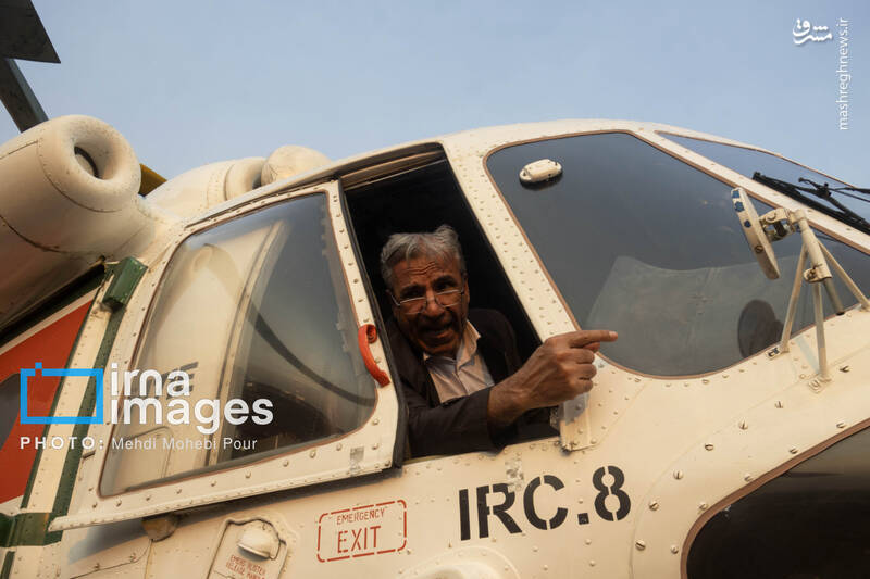 عکس / مهار آتش در جنگل الیت 30