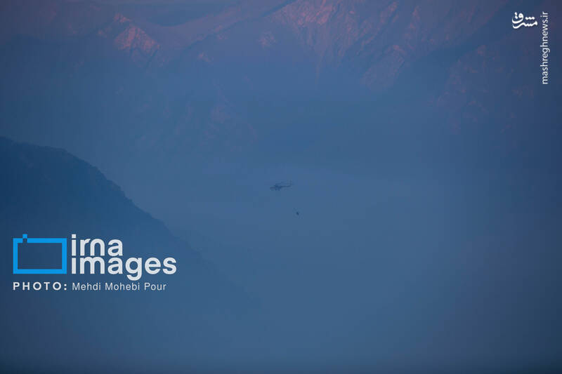 عکس / مهار آتش در جنگل الیت 31