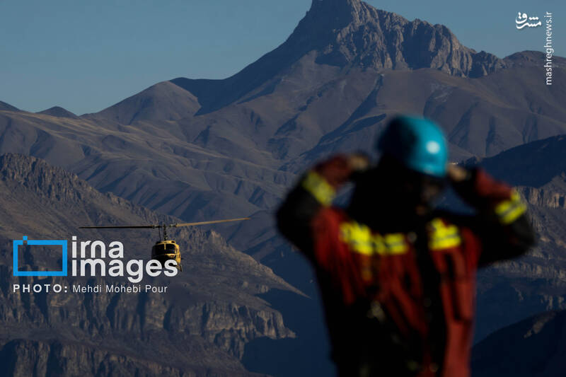 عکس / مهار آتش در جنگل الیت 21