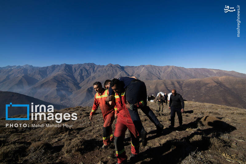 عکس / مهار آتش در جنگل الیت 12