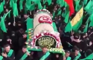 فیلم/ تشییع نمادین حضرت زهرا(س) در نجف اشرف