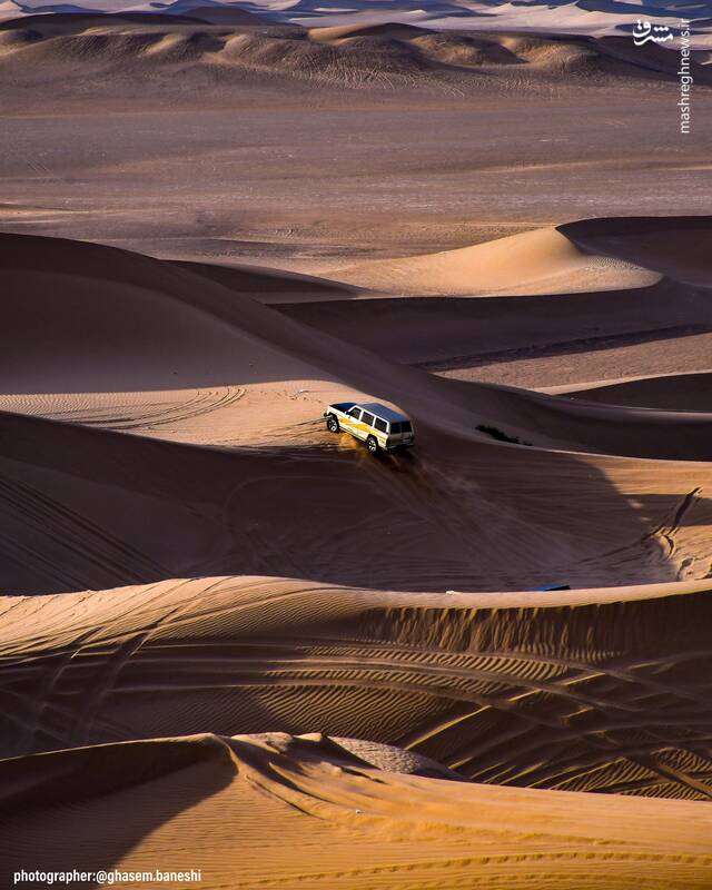 جلوه‌ای ناب از رمل‌های کویر پساب یزد 2