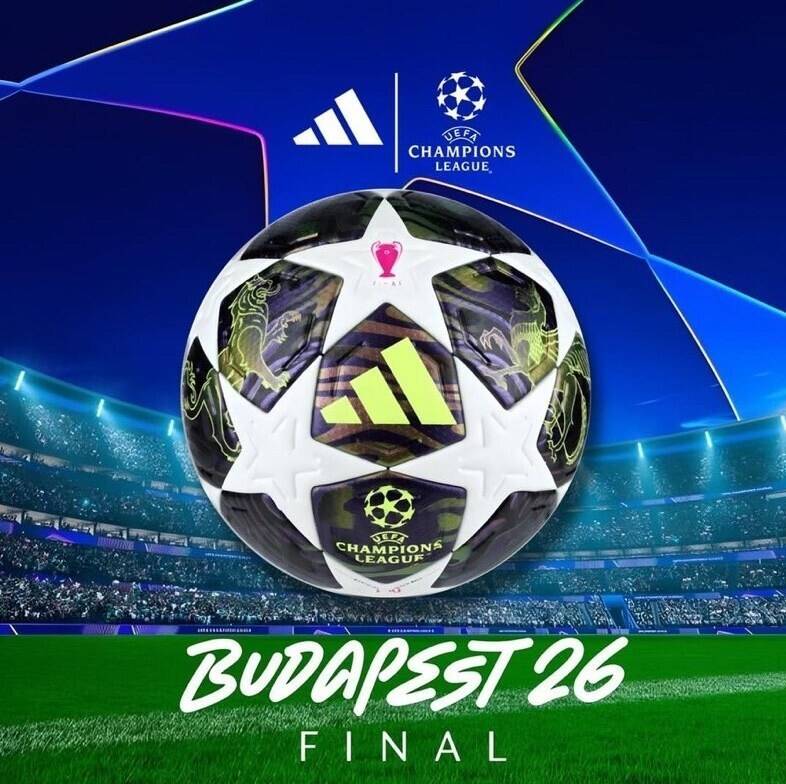 رونمایی رسمی از توپ فینال لیگ قهرمانان اروپا 2026 + عکس 2